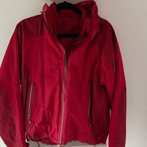 L.L. Bean Red Winter Ski Coat